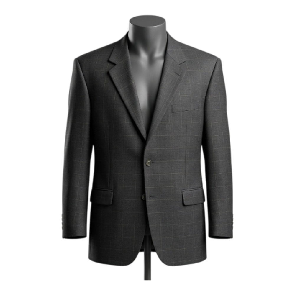 Jos. A. Bank 42R Coffee Plaid 100% Wool Men's Suit Blazer Jacket Bangladesh